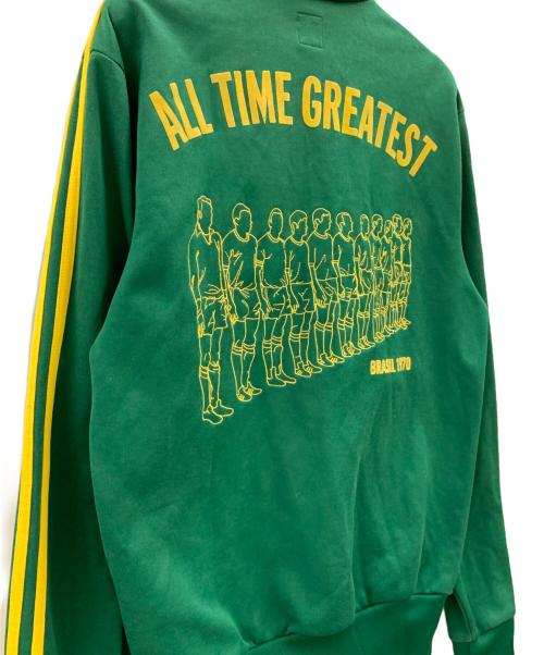 adidas（アディダス）adidas (アディダス) adidas　トラックジャケット グリーン×イエロー サイズ:Sの古着・服飾アイテム