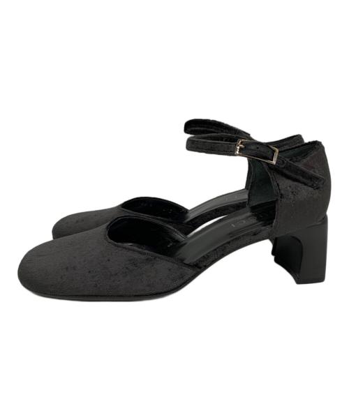 GUCCI（グッチ）GUCCI (グッチ) GUCCI　アンクルストラップパンプス ブラック サイズ:37　2/1の古着・服飾アイテム