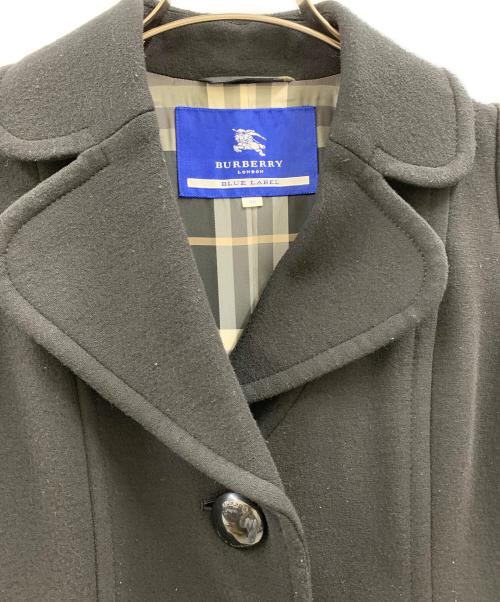 BURBERRY BLUE LABEL（バーバリー ブルー レーベル）BURBERRY BLUE LABEL (バーバリーロンドンブルーレーベル) BURBERRY BLUE LABEL　トレンチコート ブラック サイズ:38の古着・服飾アイテム