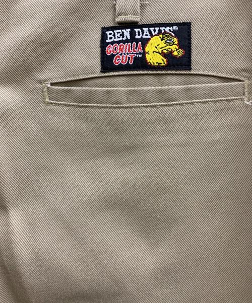 BEN DAVIS（ベンデイビス）BEN DAVIS (ベンデイビス) BEN DAVIS　ゴリラカットパンツ ベージュ サイズ:36の古着・服飾アイテム