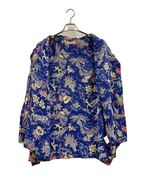 Sun Surf（サンサーフ）Sun Surf (サンサーフ) Sun Surf　アロハシャツ ブルー サイズ:XXLの古着・服飾アイテム