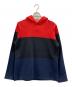 stussy（ステューシー）の古着「stussy　パーカー」｜レッド×ブラック×ブルー