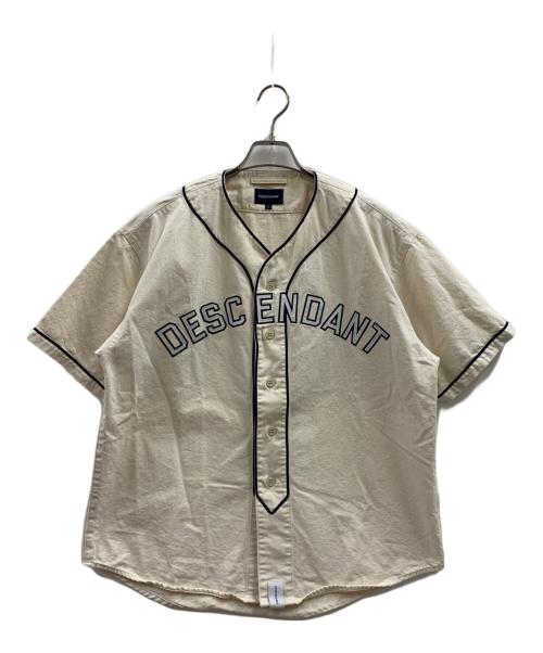 DESCENDANT（ディセンダント）DESCENDANT (ディセンダント) DESCENDANT　ベースボールシャツ ベージュ サイズ:1の古着・服飾アイテム