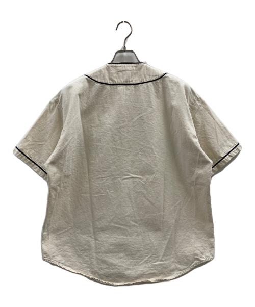 DESCENDANT（ディセンダント）DESCENDANT (ディセンダント) DESCENDANT　ベースボールシャツ ベージュ サイズ:1の古着・服飾アイテム