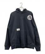 VOLCOM  UNDER Rボルコム アンダーアール）の古着「VOLCOM UNDER R　プルオーバーパーカー」｜ブラック