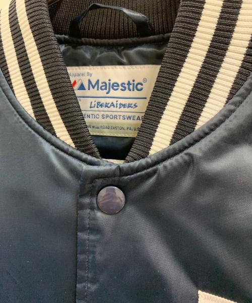 Liberaiders（リベレイダース）Liberaiders (リベレイダース) Majestic (マジェスティック) Liberaiders　Majestic　スタジャン ネイビー サイズ:Mの古着・服飾アイテム