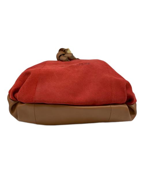 SEE BY CHLOE（シーバイクロエ）SEE BY CHLOE (シーバイクロエ) SEE BY CHLOE　2WAYバッグ レッド×ブラウンの古着・服飾アイテム