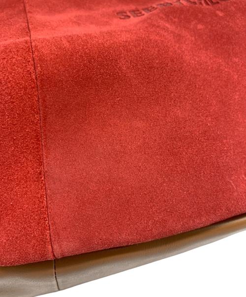 SEE BY CHLOE（シーバイクロエ）SEE BY CHLOE (シーバイクロエ) SEE BY CHLOE　2WAYバッグ レッド×ブラウンの古着・服飾アイテム