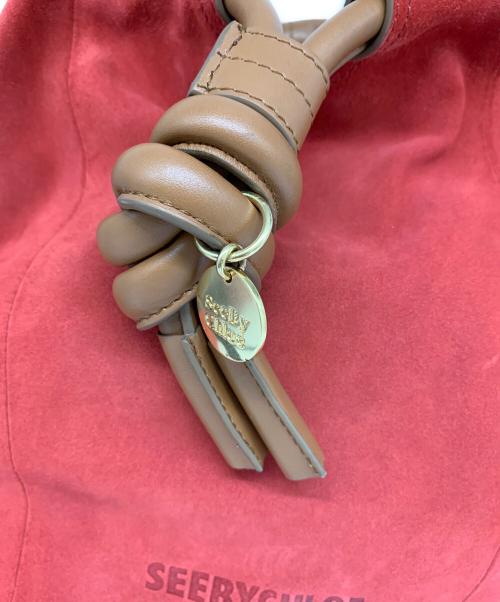 SEE BY CHLOE（シーバイクロエ）SEE BY CHLOE (シーバイクロエ) SEE BY CHLOE　2WAYバッグ レッド×ブラウンの古着・服飾アイテム