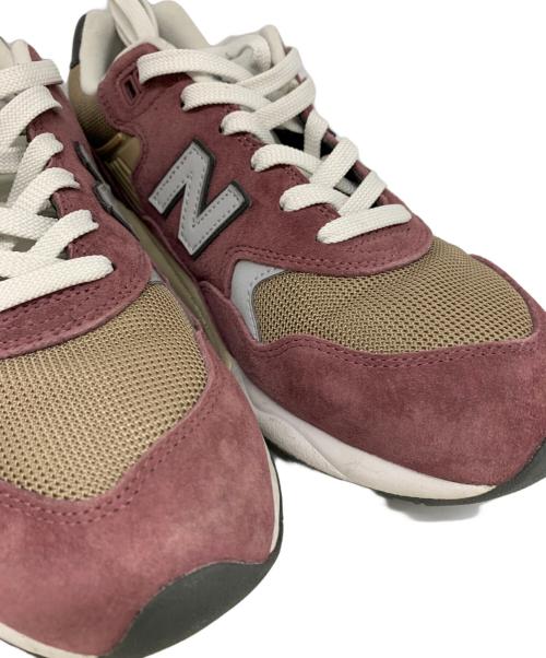 NEW BALANCE（ニューバランス）NEW BALANCE (ニューバランス) NEW BALANCE　スニーカー パープル×ベージュ サイズ:28.5ｃｍの古着・服飾アイテム