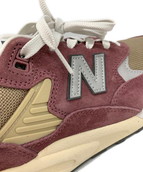 NEW BALANCE（ニューバランス）NEW BALANCE (ニューバランス) NEW BALANCE　スニーカー パープル×ベージュ サイズ:28.5ｃｍの古着・服飾アイテム