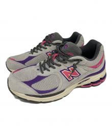 NEW BALANCE（ニューバランス）の古着「NEW BALANCE　スニーカー」｜グレー×パープル