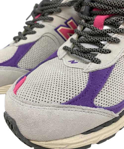 NEW BALANCE（ニューバランス）NEW BALANCE (ニューバランス) NEW BALANCE　スニーカー グレー×パープル サイズ:28ｃｍの古着・服飾アイテム