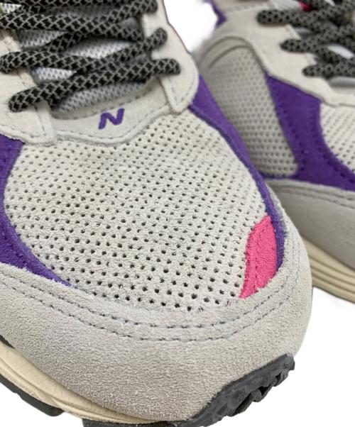 NEW BALANCE（ニューバランス）NEW BALANCE (ニューバランス) NEW BALANCE　スニーカー グレー×パープル サイズ:28ｃｍの古着・服飾アイテム