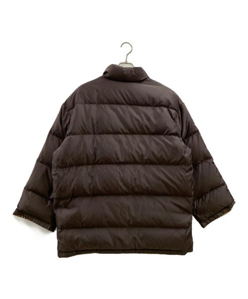 Burberry's（バーバリーズ）Burberry's (バーバリーズ) Burberry's リバーシブルダウンジャケット ブラウン×ベージュ サイズ:15ABRの古着・服飾アイテム