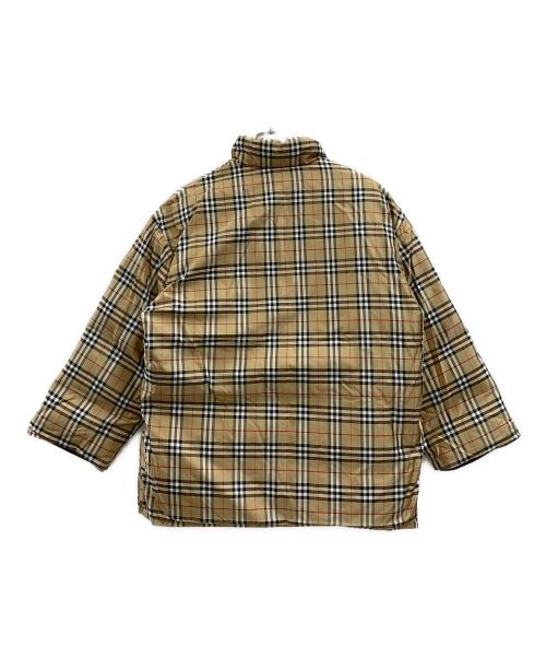 Burberry's（バーバリーズ）Burberry's (バーバリーズ) Burberry's リバーシブルダウンジャケット ブラウン×ベージュ サイズ:15ABRの古着・服飾アイテム