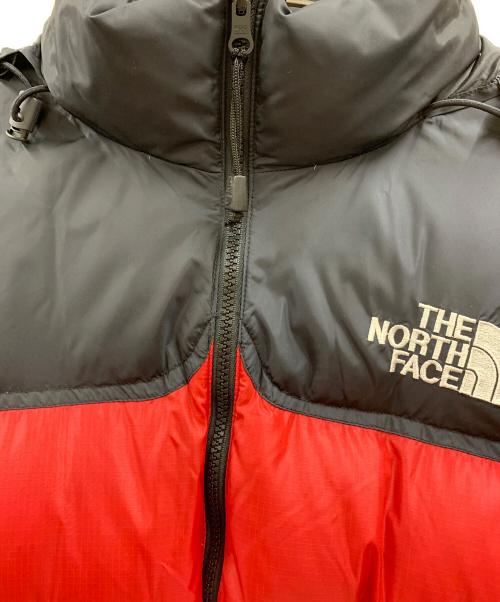 THE NORTH FACE（ザ ノース フェイス）THE NORTH FACE (ザ ノース フェイス) THE NORTH FACE　ダウンジャケット レッド×ブラック サイズ:Mの古着・服飾アイテム