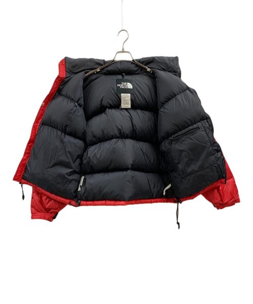 THE NORTH FACE（ザ ノース フェイス）THE NORTH FACE (ザ ノース フェイス) THE NORTH FACE　ダウンジャケット レッド×ブラック サイズ:Mの古着・服飾アイテム