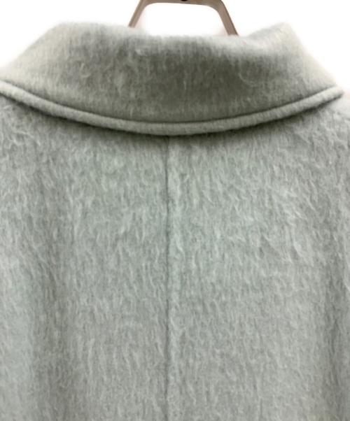 Adam et Rope（アダム エ ロペ）Adam et Rope (アダム エ ロペ) ステンカラーコート ミントグリーン サイズ:FREEの古着・服飾アイテム