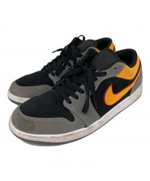 NIKE（ナイキ）の古着「NIKE　ローカットスニーカー」｜グレー×オレンジ