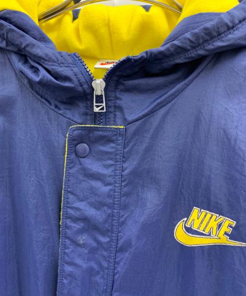 NIKE（ナイキ）NIKE (ナイキ) NIKE　ナイロンジャケット ネイビー×イエロー サイズ:Lの古着・服飾アイテム