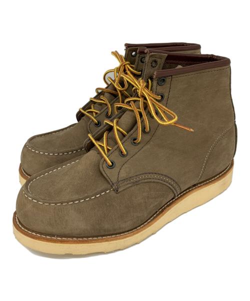 RED WING（レッドウィング）RED WING (レッドウィング) RED WING　ヌバックブーツ ブラウン サイズ:8の古着・服飾アイテム