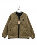 Quiksilverクイックシルバー）の古着「Quiksilver キルティングコーデュロイジャケット」｜ベージュ