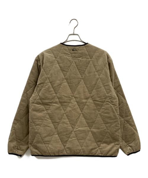 Quiksilver（クイックシルバー）Quiksilver (クイックシルバー) Quiksilver キルティングコーデュロイジャケット ベージュ サイズ:Lの古着・服飾アイテム