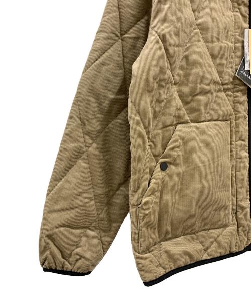 Quiksilver（クイックシルバー）Quiksilver (クイックシルバー) Quiksilver キルティングコーデュロイジャケット ベージュ サイズ:Lの古着・服飾アイテム