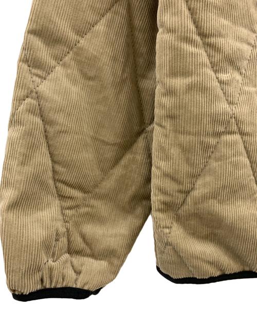 Quiksilver（クイックシルバー）Quiksilver (クイックシルバー) Quiksilver キルティングコーデュロイジャケット ベージュ サイズ:Lの古着・服飾アイテム