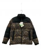 Quiksilverクイックシルバー）の古着「Quiksilver 中綿ジャケット」｜ブラック×カーキ