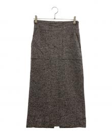 ROPE（ロペ）の古着「ROPE　タイトスカート」｜ブラウン