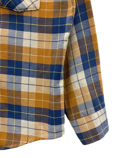 big mac（ビッグマック）big mac (ビッグマック) BIG MAC　長袖シャツ ブラウン×ベージュ サイズ:Mの古着・服飾アイテム