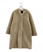 anuansアニュアンス）の古着「anuans　ボアコート」｜ベージュ