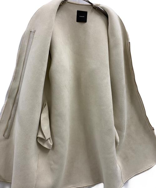 anuans（アニュアンス）anuans (アニュアンス) anuans　ボアコート ベージュ サイズ:FREEの古着・服飾アイテム