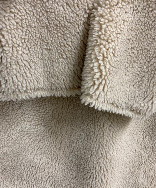 anuans（アニュアンス）anuans (アニュアンス) anuans　ボアコート ベージュ サイズ:FREEの古着・服飾アイテム