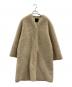 anuans（アニュアンス）の古着「anuans　ボアコート」｜ベージュ