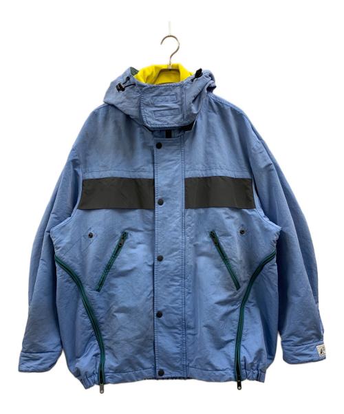 DIESEL（ディーゼル）DIESEL (ディーゼル) DIESEL　W-Troddジャケット ブルー×イエロー サイズ:Lの古着・服飾アイテム