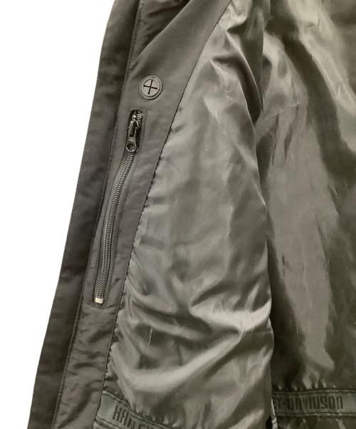 HARLEY-DAVIDSON（ハーレーダビッドソン）HARLEY-DAVIDSON (ハーレーダビッドソン) HARLEY-DAVIDSON　レザー切替ベスト ブラック サイズ:Lの古着・服飾アイテム