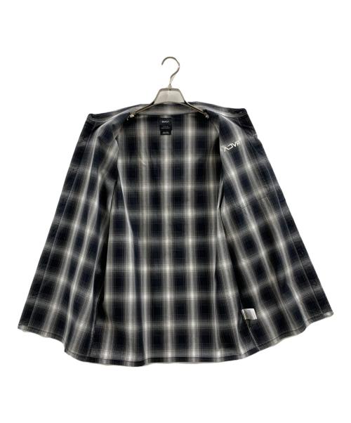 RVCA（ルーカ）RVCA (ルーカ) 長袖シャツ ブラック×ホワイト サイズ:S 未使用品の古着・服飾アイテム