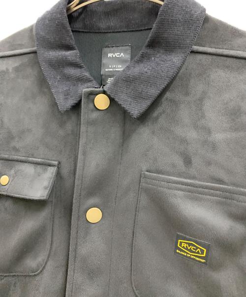RVCA（ルーカ）RVCA (ルーカ) RVCA　ECO SUEDE JKT ブラック サイズ:Sの古着・服飾アイテム