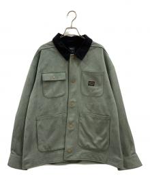 RVCA（ルーカ）の古着「RVCA　ECO SUEDE JKT」｜オリーブ
