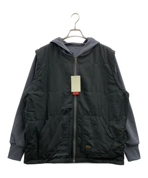 RVCA（ルーカ）RVCA (ルーカ) RVCA　GRANT PUFFER REVERSIBLE ZIP HD ブラック サイズ:Mの古着・服飾アイテム