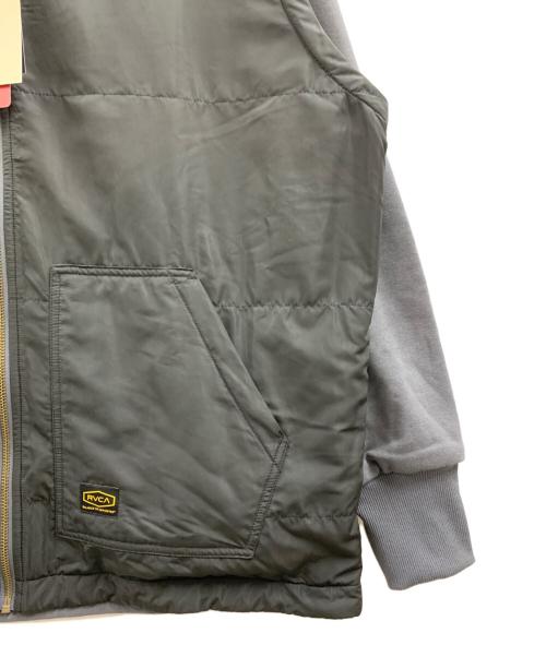 RVCA（ルーカ）RVCA (ルーカ) RVCA　GRANT PUFFER REVERSIBLE ZIP HD ブラック サイズ:Mの古着・服飾アイテム