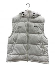 RVCA（ルーカ）の古着「RVCA　PUFFER VEST」｜ホワイト
