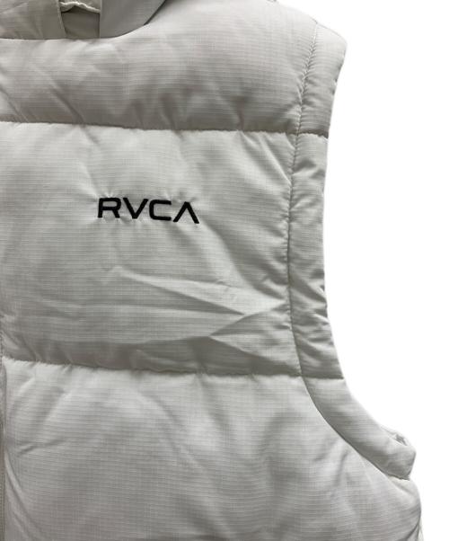 RVCA（ルーカ）RVCA (ルーカ) RVCA　PUFFER VEST ホワイト サイズ:Mの古着・服飾アイテム