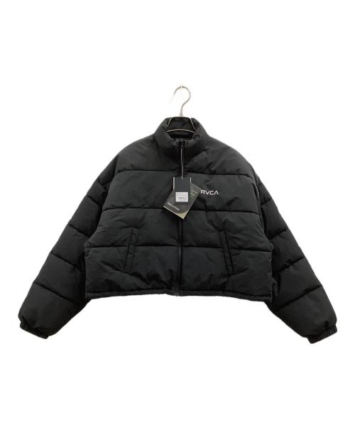 RVCA（ルーカ）RVCA (ルーカ) RVCA　MINI RVCA CROPPED PUFFER JACKET ブラック サイズ:Lの古着・服飾アイテム