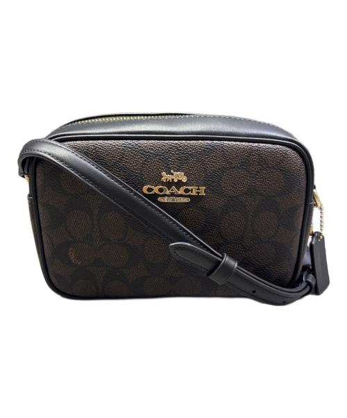 COACH（コーチ）COACH (コーチ) ショルダーバッグ ブラウン×ブラックの古着・服飾アイテム