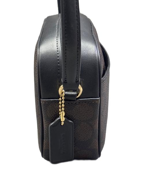 COACH（コーチ）COACH (コーチ) ショルダーバッグ ブラウン×ブラックの古着・服飾アイテム