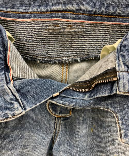 BALMAIN（バルマン）BALMAIN (バルマン) BALMAIN　バイカーデニムパンツ インディゴ サイズ:W33の古着・服飾アイテム